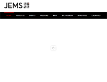 Tablet Screenshot of jems.org